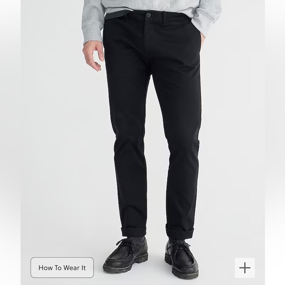 J Crew - 484 Slim Stretch Jeans - Black Wash - 33x32